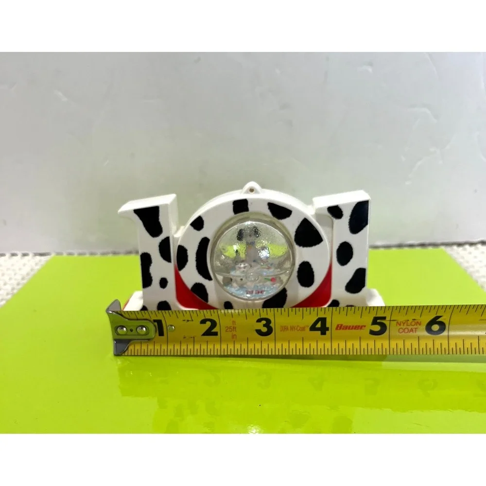 Disney 101 Dalmatians Snow Globe 1996 McDonalds Vintage Collectible Toy Red Base